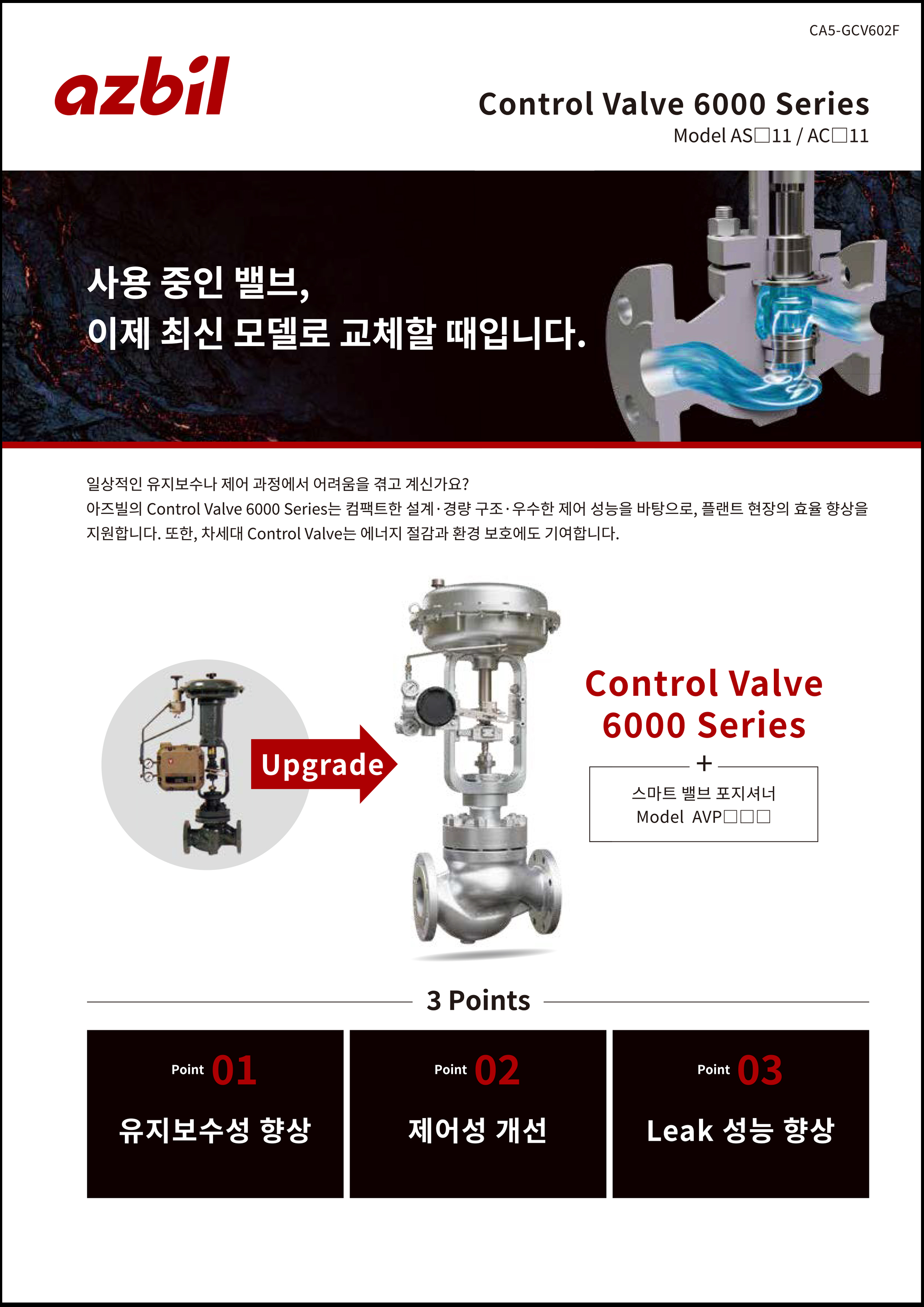 컨트롤 밸브 6000 시리즈