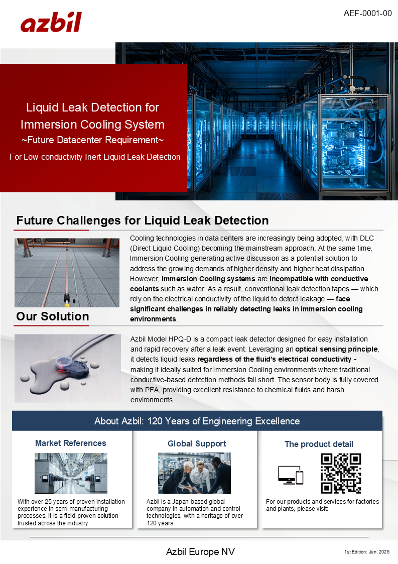 HPQ-D for Data Center Liquid Cooling System