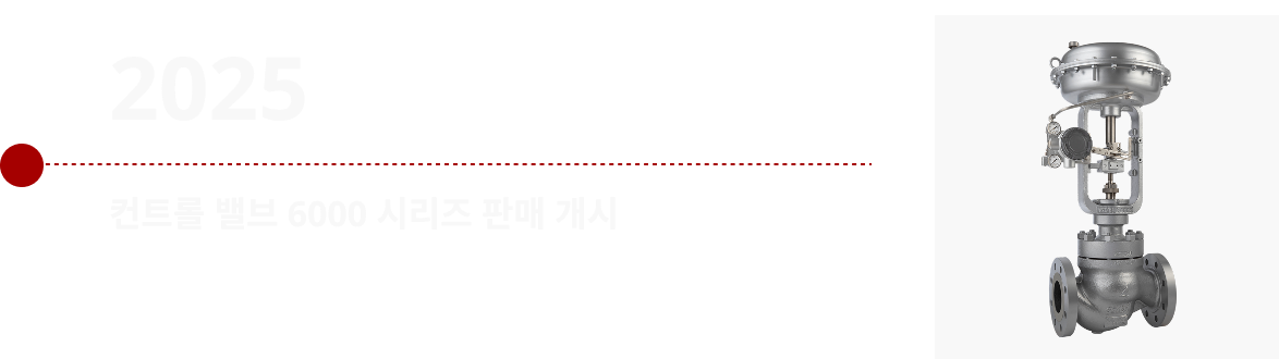 2025：Released new control valves, the 6000 series