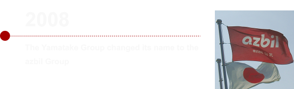 2008：The Yamatake Group changed its name to the azbil Group