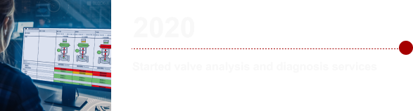 2020：Started valve analysis and diagnosis services
