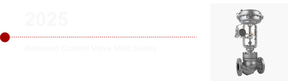 2025：Released new control valves, the 6000 series