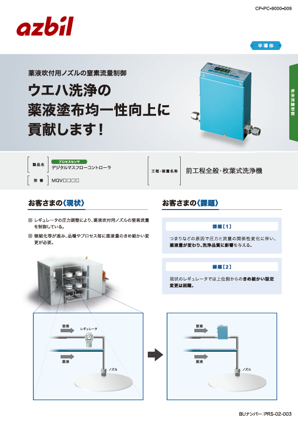 【半導体製造 前工程全般・枚葉式洗浄機】ウエハ洗浄の薬液塗布均一性向上に貢献します